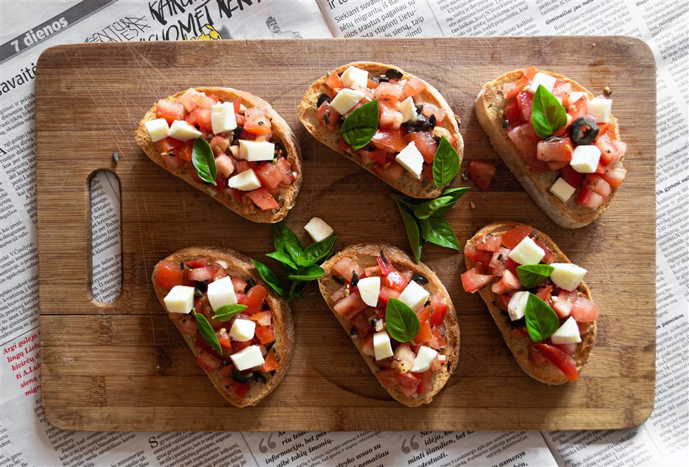 Bruschetta gourmande et équilibrée